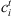 $ {c}_i^t$